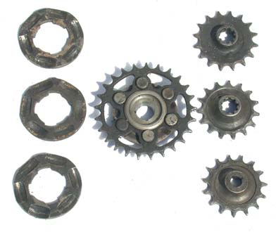 Douglas motorcycle sprockets