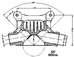 Douglas motorcycle cylinder head