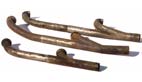 Douglas and/or Triumph motorcycle exhaust pipes