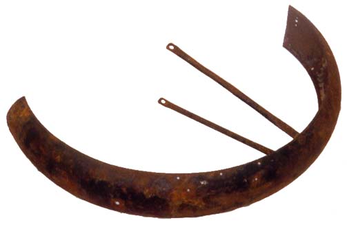Douglas or Triumph motorcycle mudguard 4