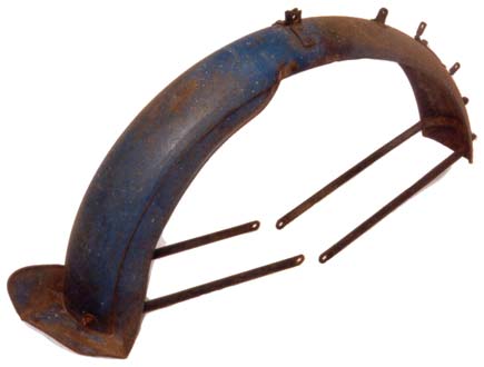 Douglas or Triumph motorcycle mudguard 6