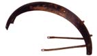 Douglas or Triumph motorcycle mudguard